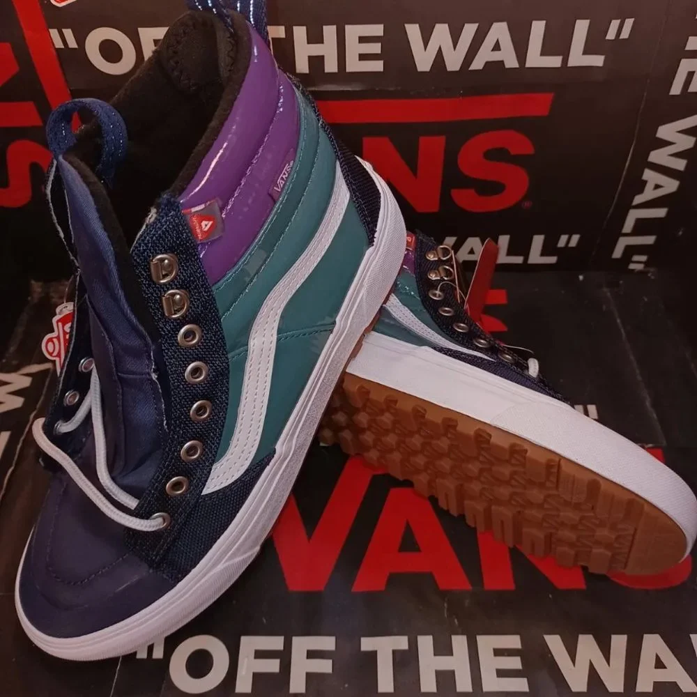 Vans Men's 3.5/Women's 5 Sk8-Hi Mte Dx Dress Blue/Jasper VN0A4P3I2US